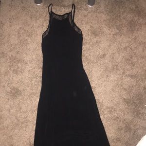 black Lulu’s maxi dress never worn